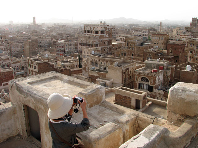 �z�e���̉��ォ�猩���T�i�A���s�X�Q